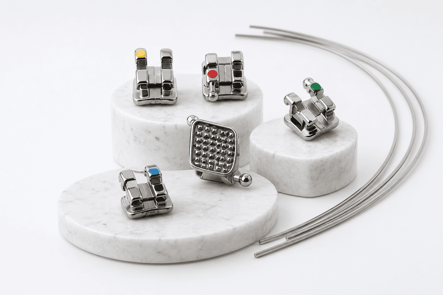 ArchAlignPro orthodontic brackets and archwires