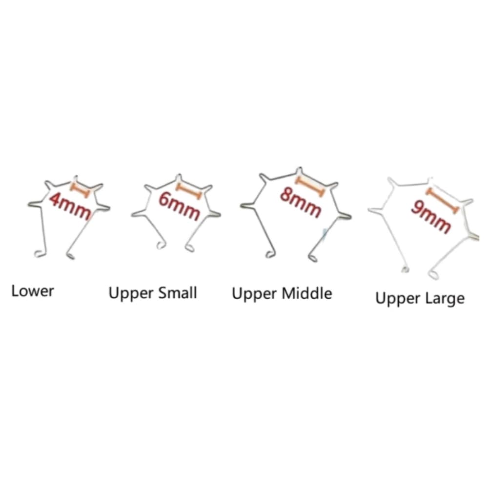 Upper and lower anterior root torquing spring selection guide