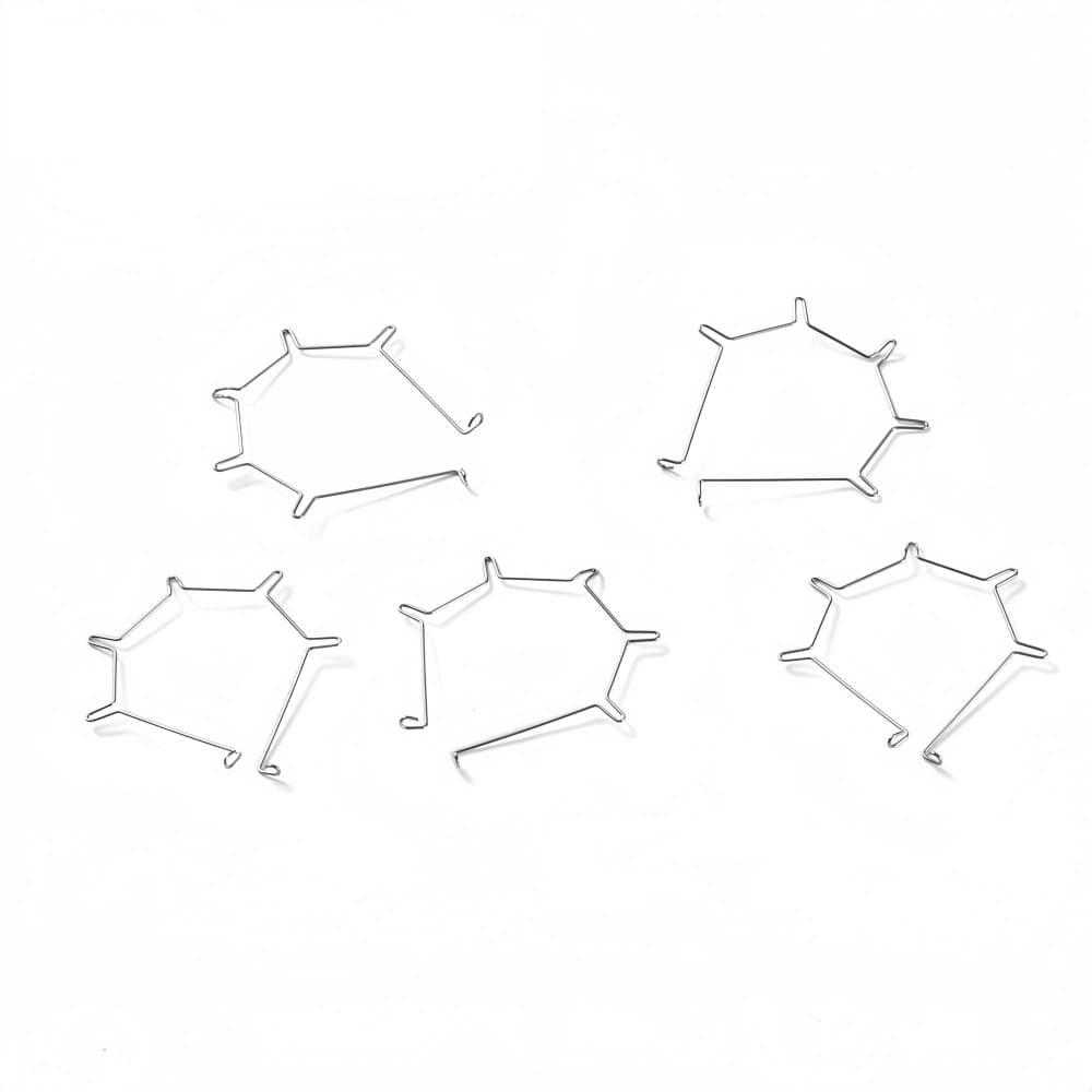 Polished stainless-steel anterior root torquing springs