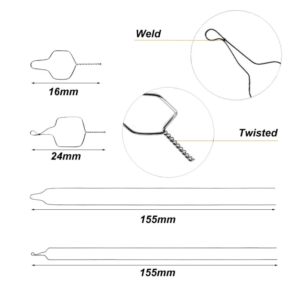 Factory-direct preformed orthodontic ligature wires in standard and Kobayashi configurations
